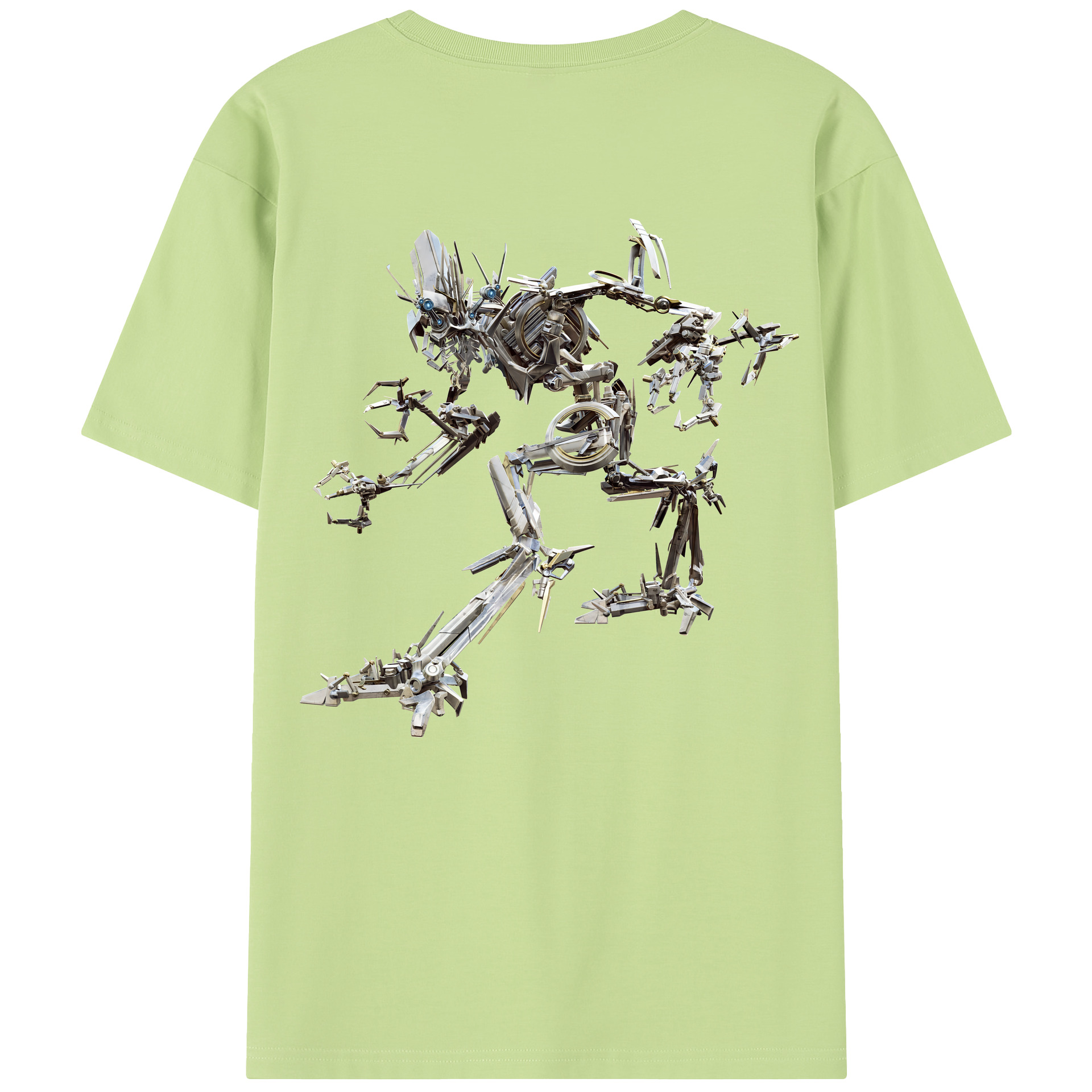 （画像用） Transformers トランスフォーマー 綿100％半袖Tシャツ（背面プリント）